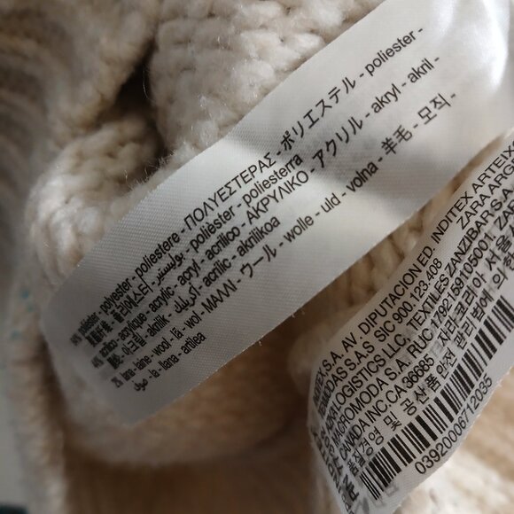 Zara Woman Pearl Collar Sweater Knit - Picture 5 of 7